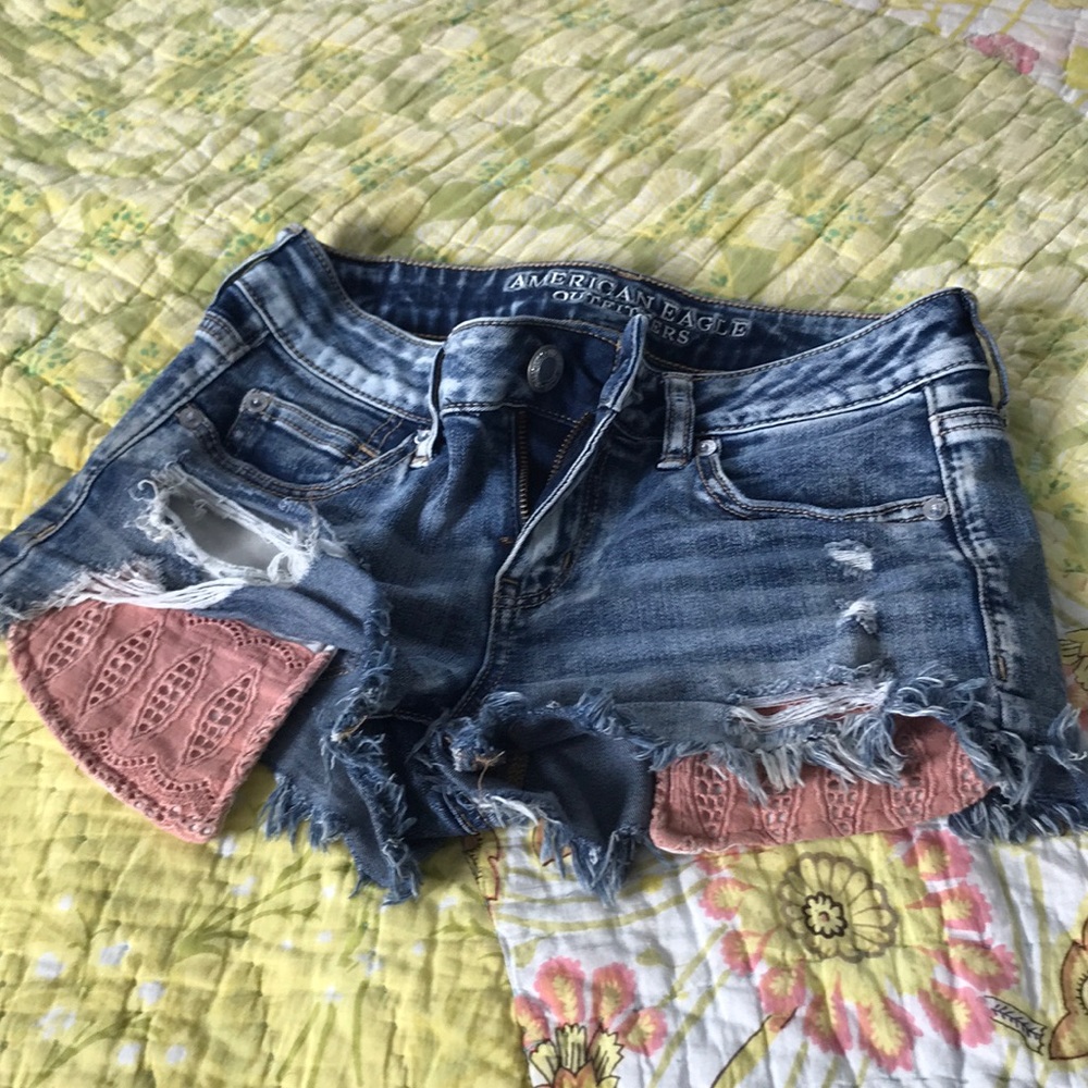 American eagle cut off shorts